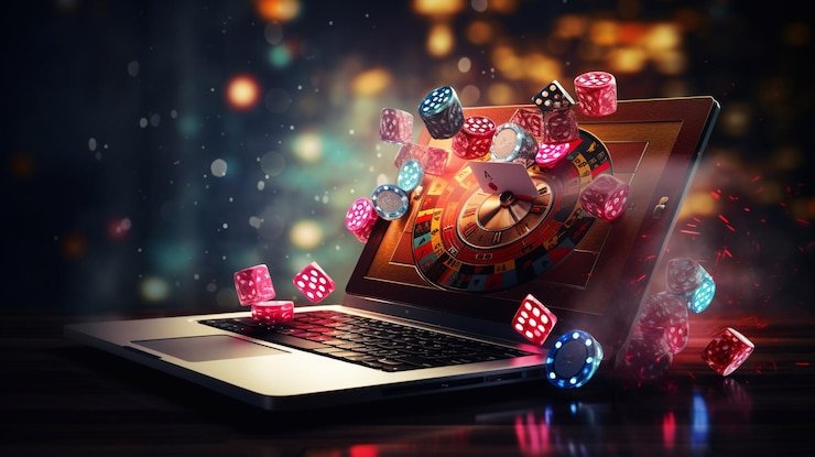 Antarmuka permainan Tembak Ikan di aplikasi mobile funcity menampilkan kontrol joystick dan layar permainan yang responsif